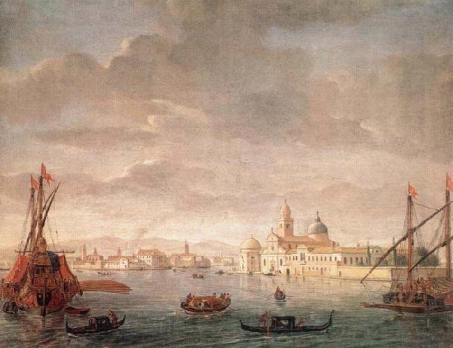 WITTEL, Caspar Andriaans van The Island of San Michele, Looking toward Murano